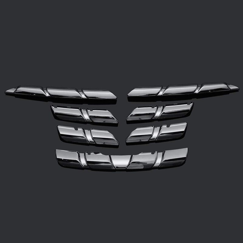 Voiture calandre couverture moulure de garnissage Chrome Abs protecteur autocollant pour Renault Kadjar