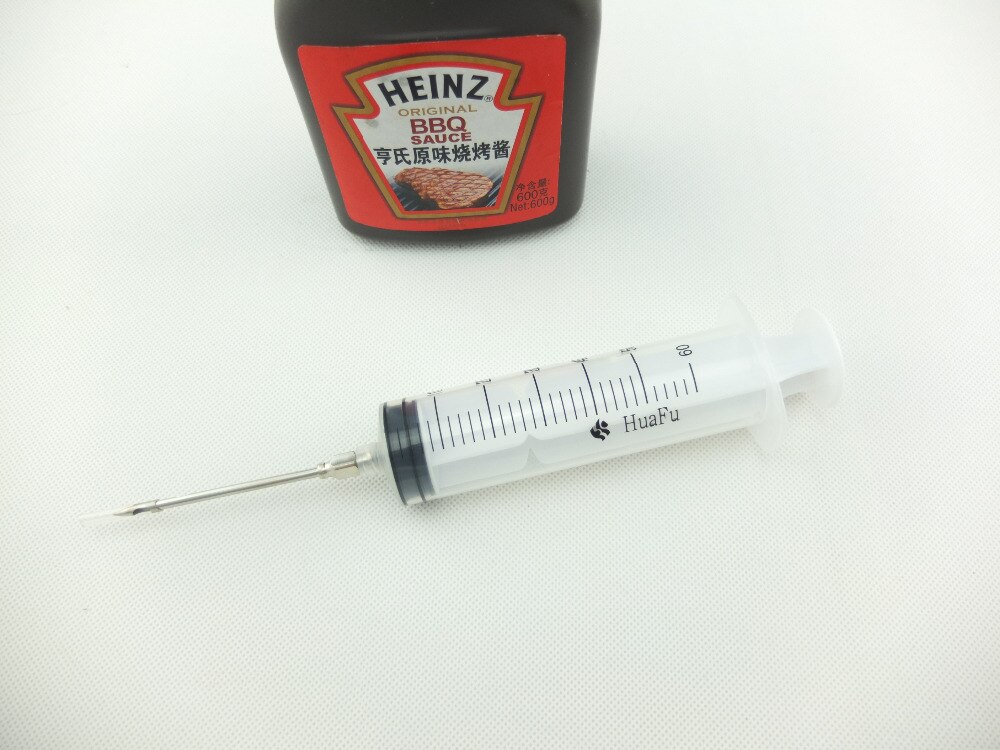 60 ml (2 oz) Injector Marinade Vlees Injector W/SS marineren naald