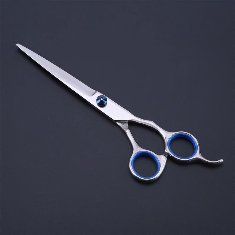 6 Inch 7 Pet Grooming Scissors Stainless Steel Cats Dogs Hair Seam Scissor Up and Down Curved Scissors Sharp Haircut Set