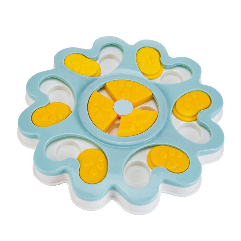 Puppy Treat Dispenser Dog Toys Dog Food Puzzle Toys Bowl Puppy Feeder Pet Products Supplies Accessories Pet Foraging Tray Pink