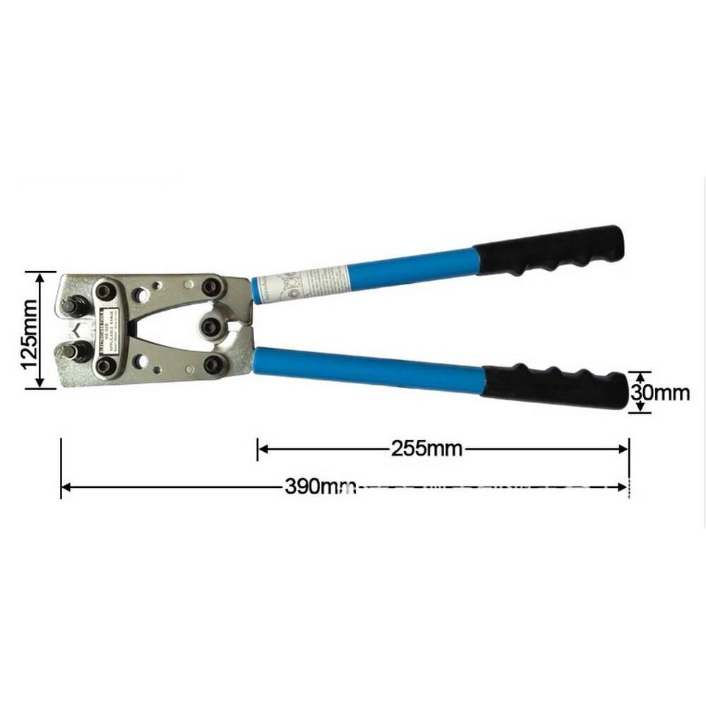 6-50 Mm Handmatige Koude Persing Terminal Tang Koper Aluminium Neus Kabel Krimptang HX-50B Krimptang Cable Cutter set