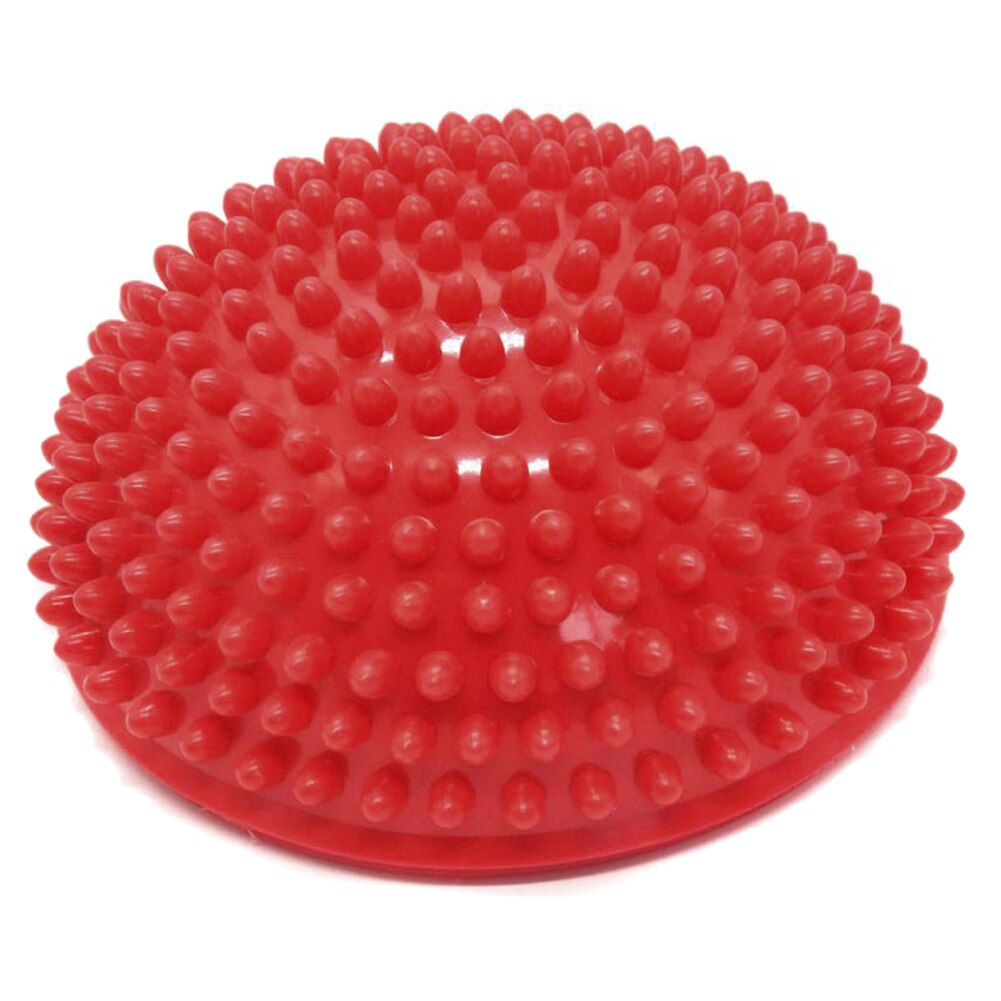 Halve Bol Yoga Ballen Pvc Massage Oefeningen Trainer Balanceren Bal Voor Gym Pilates Sport Fitness MSU88: Red