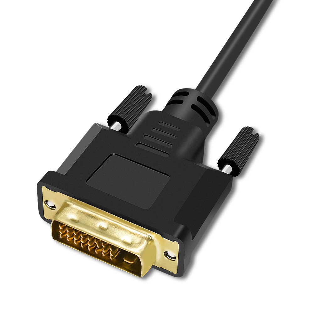 Tishric DVI-D Dvi Naar Vga Video Kabel Converter Adapter 24 1 25 Pin Male Dvi D 2 Vga 15Pin Actieve 1080P Adapter Voor Projector Pc