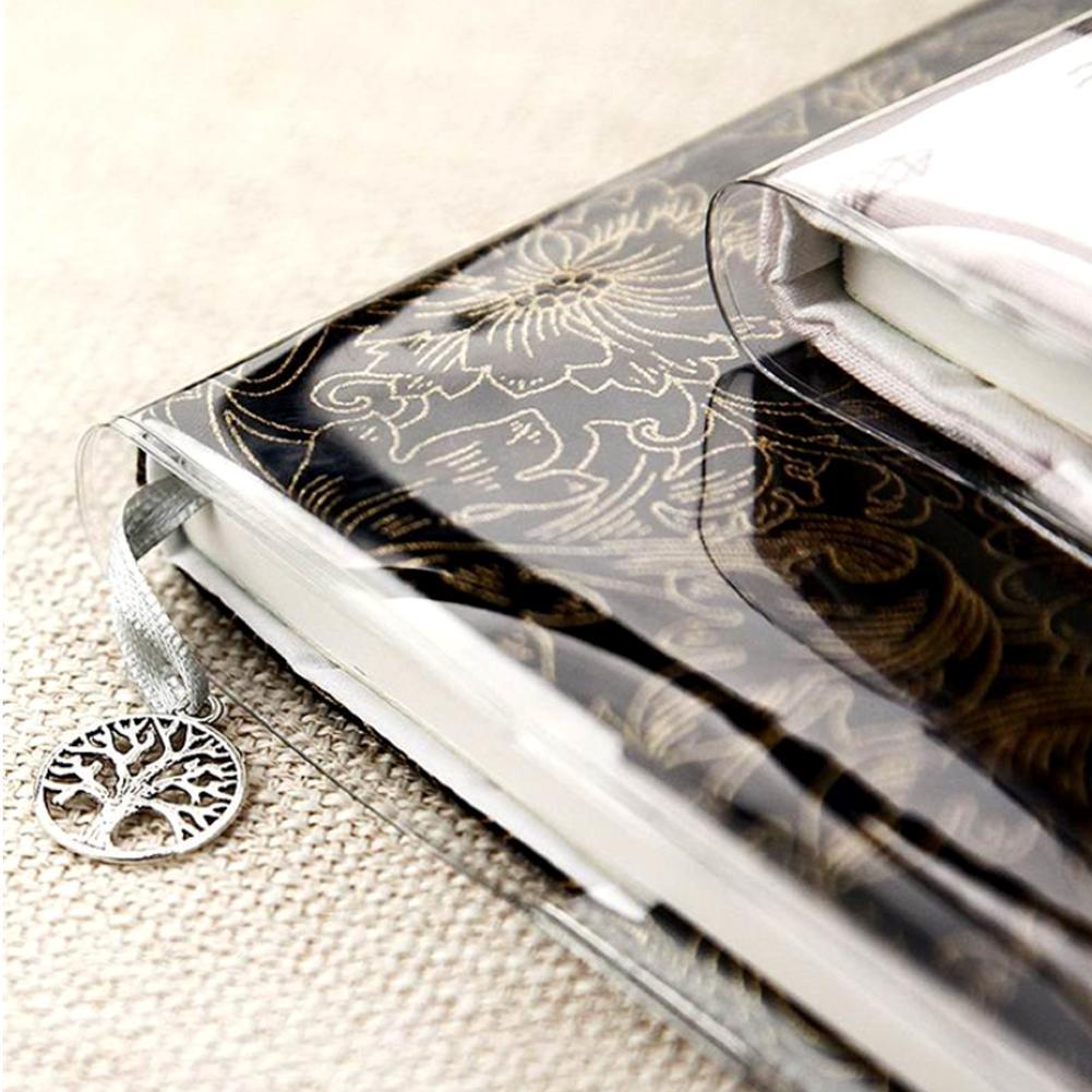 DIY Transparent PVC Cover Book A5 A6 School Office Supplies Sheet 1 A1G2