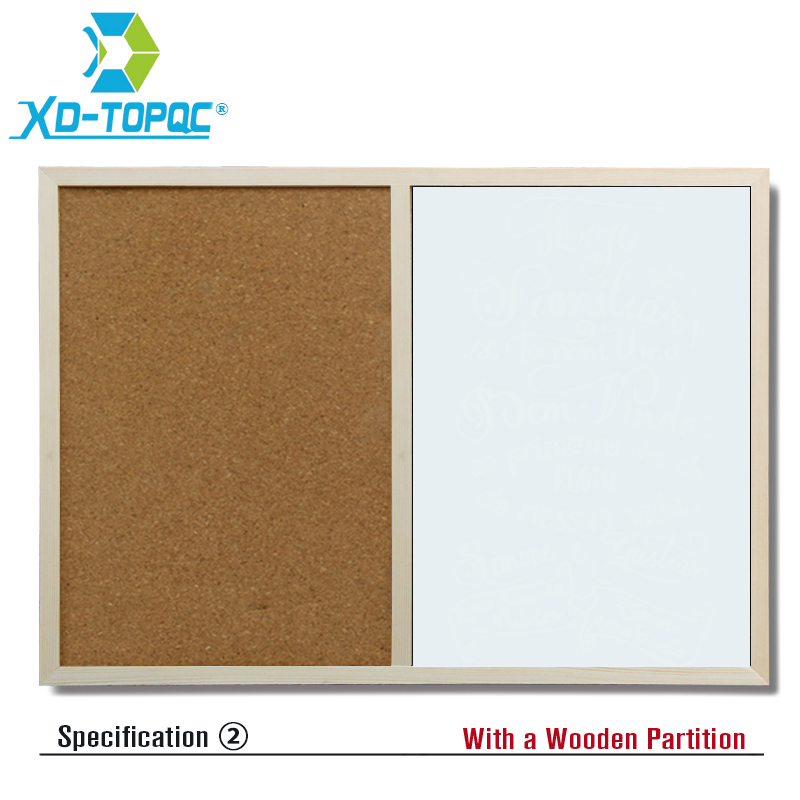 30*40cm Wood Frame Cork Board Combination Magnetic Writing Board Message Bulletin Boards Office School Supplies Home Decorative