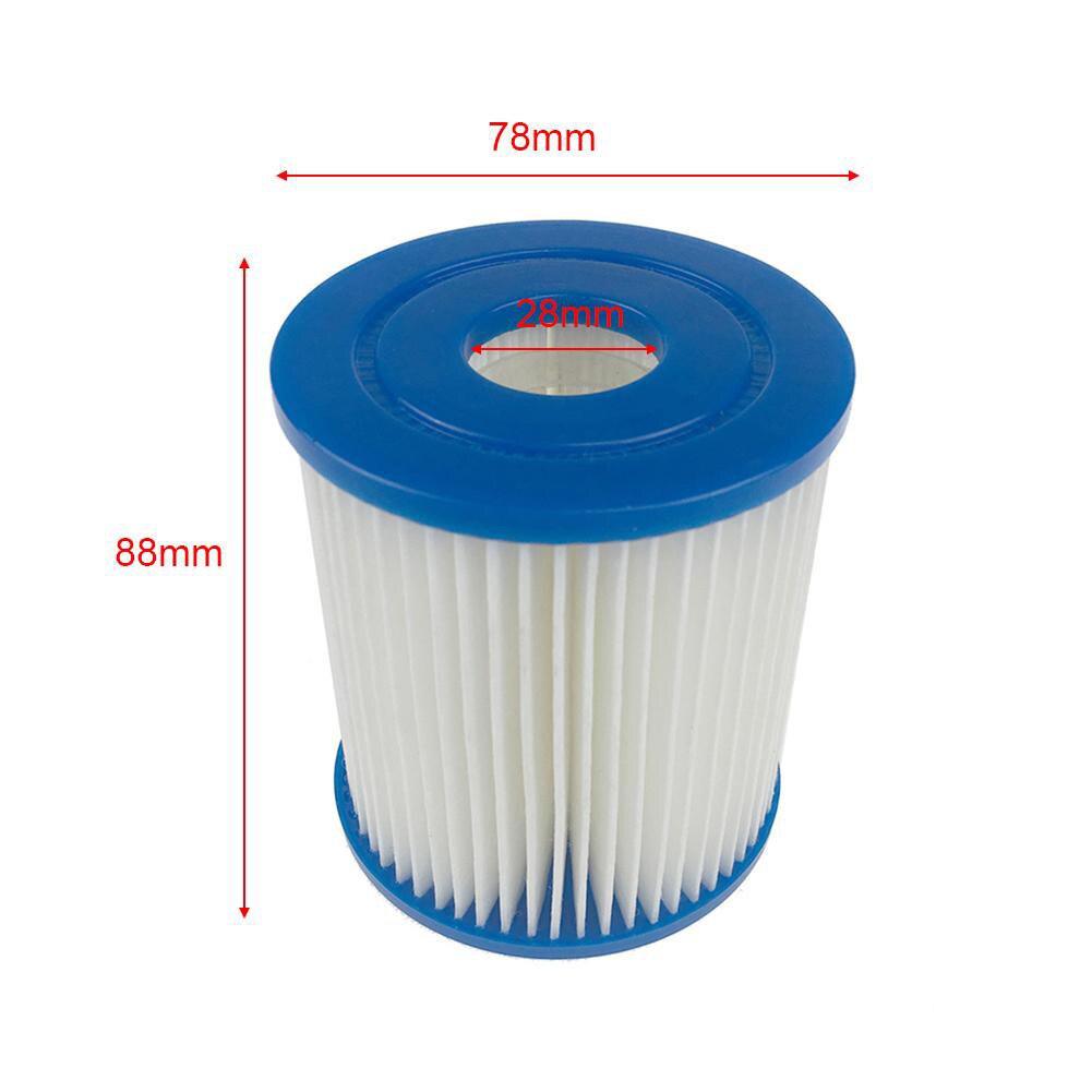 Nummer i oppusteligt svømmebassin filter nem installation effektivt filter til rør pool rengøring swimming pool filter pumpe