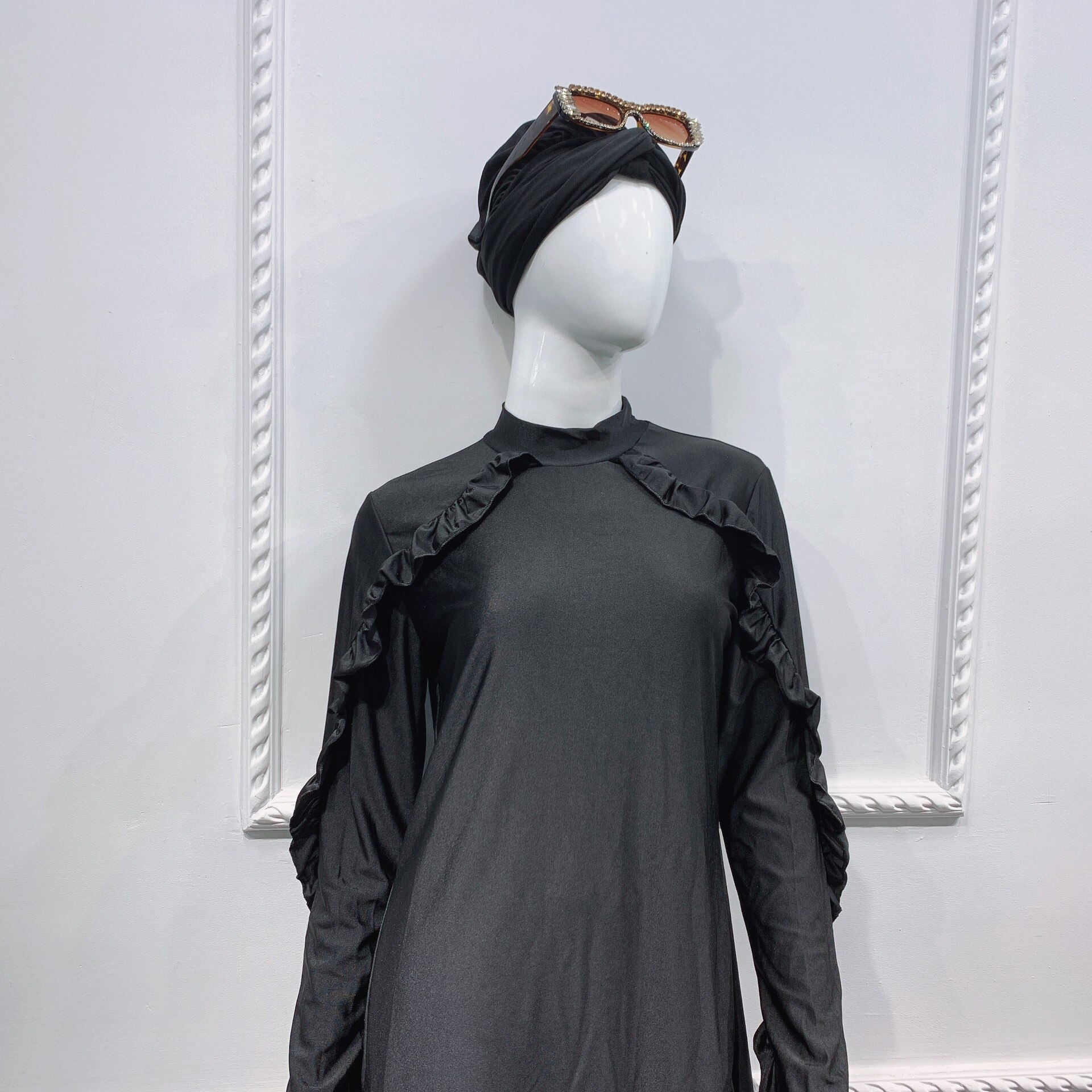 Burkini, langer muslimischer badeanzug für frauen, 3 -teilig, abaya, dubai, arabische damenbadeanzüge, türkei, maillots de bains, muslims ensemble  f2967