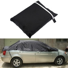 Universal Car Cover Sun UV Snow Dust Rain Resistant Half Covers 3 Sizes Car Protector Car Accessories