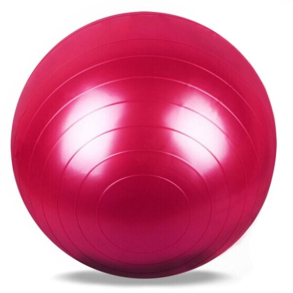 65Cm Gezondheid Fitness Yoga Bal 5 Kleur Utility Anti-Slip Pilates Balance Yoga Ballen Sport Fitball Proof Voor fitness Training: Red