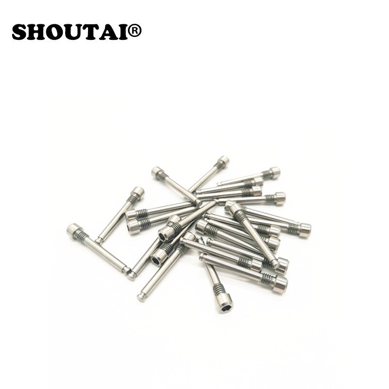2 pcs Bicycle Hydraulic Disc Brake Bolt MTB Bike Titanium Alloy Screw Plug