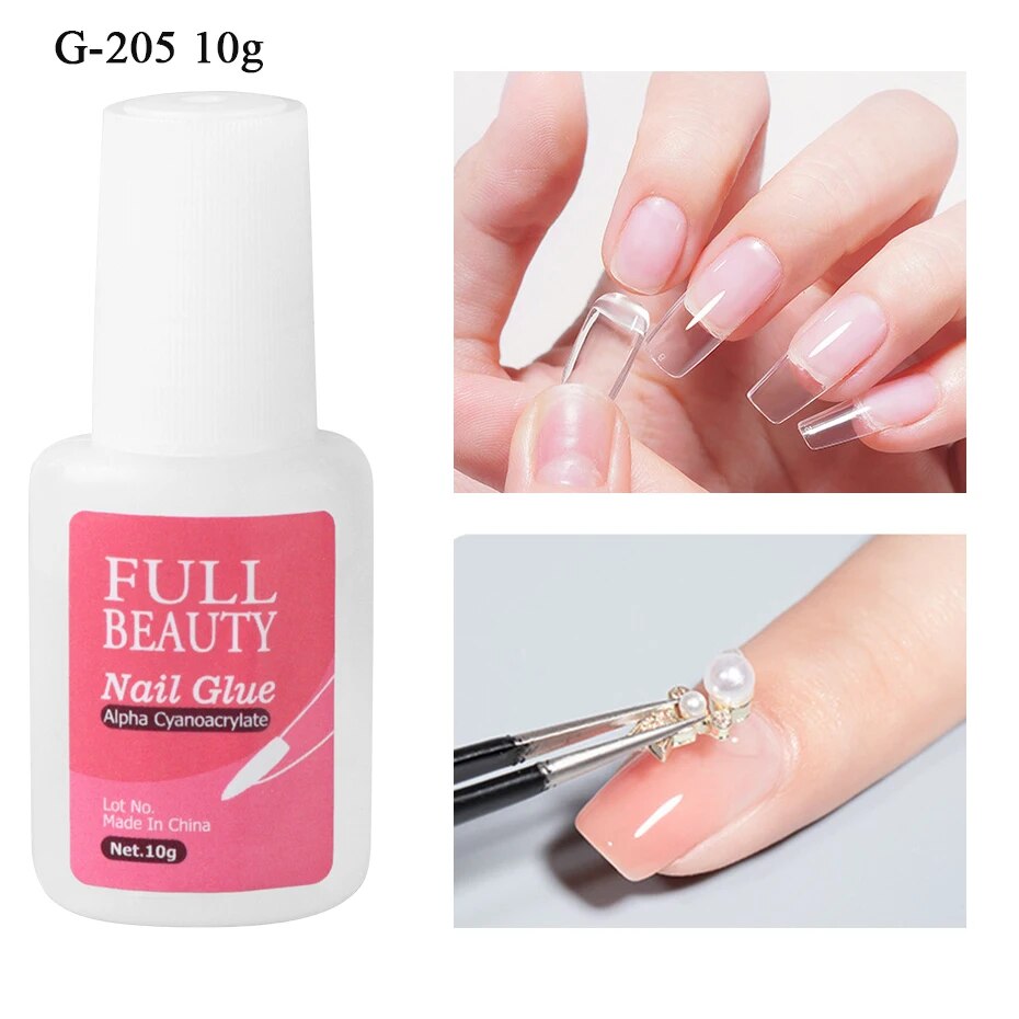 Nagel kleber Gel für falsche Spitzen Nagel Kunst Dekoration Klebe werkzeug falsche französische Spitzen Kleber Gel schnelle Verlängerung kleben für NäGel: Ursprünglich Titel