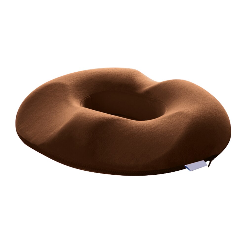 anti hemorrhoid massasje stol setepute hofte trykk opp ortopedisk halebenspute bil kontor sete pute 44*41*7.5cm: A3 kvinner kaffe