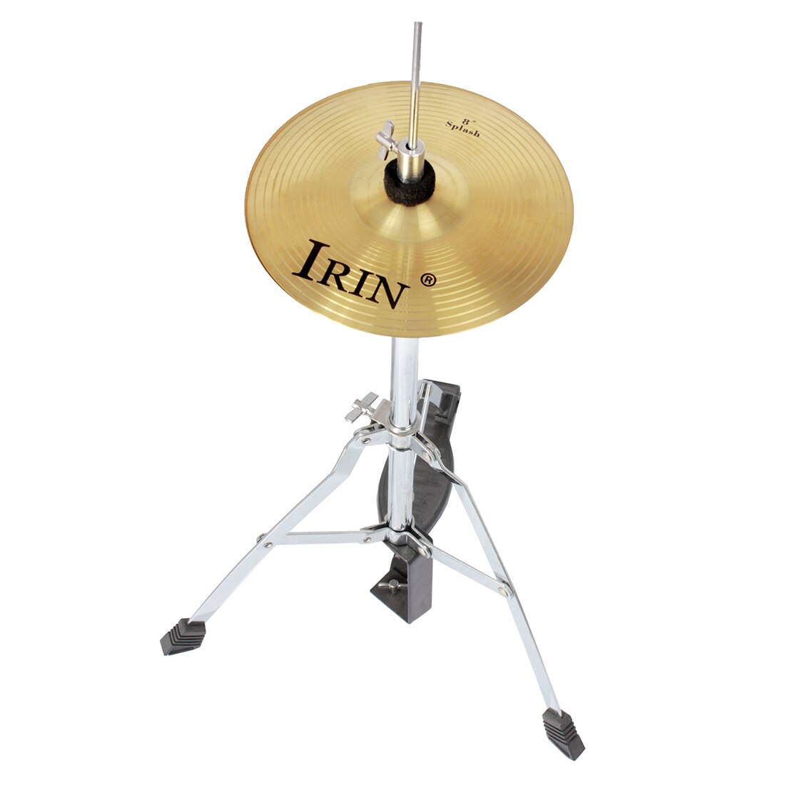 Juego de platillos de aleación de cobre IRIN, platillo de aleación de latón duradero para instrumentos de percusión, jugadores principiantes de 8 pulgadas