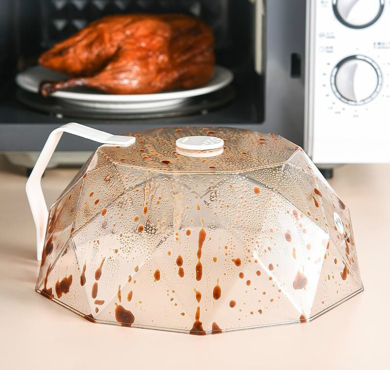 Cubierta de aislamiento térmico para microondas, accesorio de cocina a prueba de polvo y aceite, cubierta especial para microondas, novedad