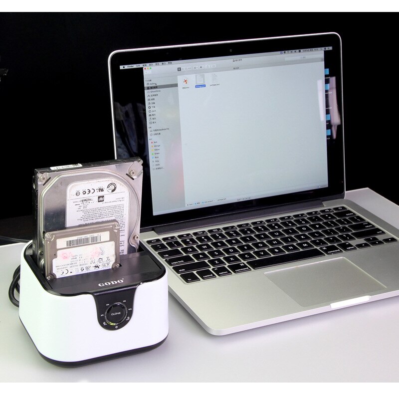 GODO SATA Hard Disk Dock Double Digit Usb3. 0 Offline Copy Hard Disk Box Extraposition Multi-functional Hard Disk Base