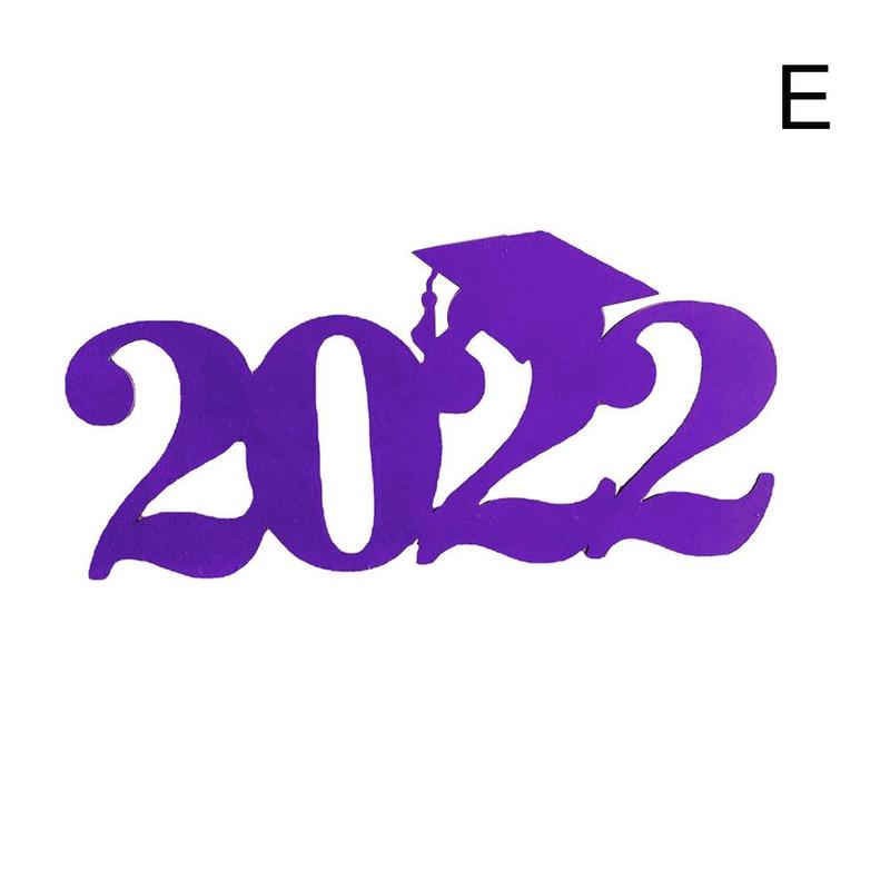 Senior 2022 Graduation Decoration Graduation Party Photo Decoration Prop V3V5: Purple