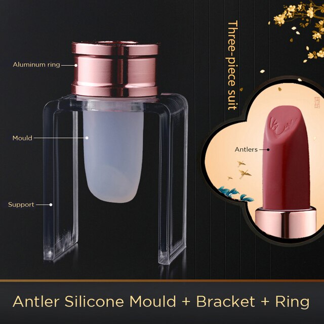 Stampo per rossetto fai-da-te kit di bellezza artigianato strumenti stampo per rossetto di alta qualità stampo per rossetto in silicone nuovo stampo in silicone: Antler