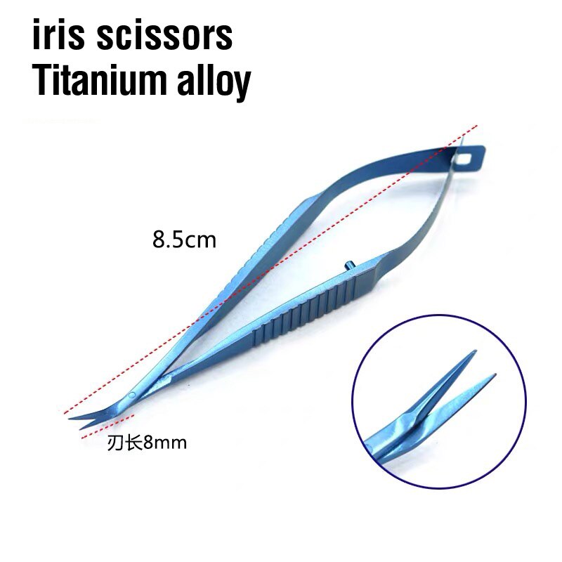 Chirurgische tool Venus schaar iris schaar medische Oogheelkundige Keratectomy Open Eye Microscissors Straight Tips Chirurgie Gereedschap: iris scissors Tita