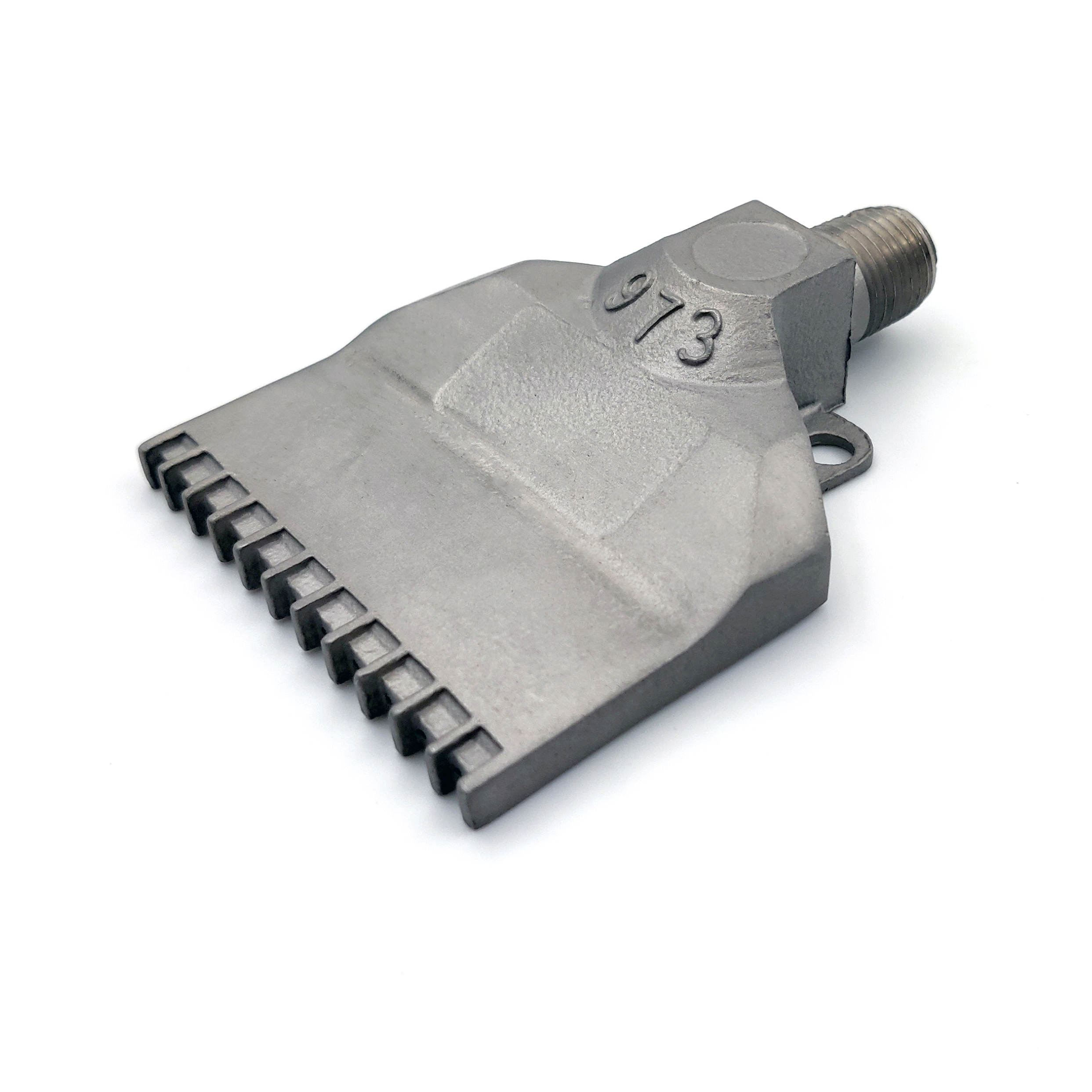 Stainless Steel 727 Blowing Nozzle Air Blower Flat Air Nozzle Air Knife 1/4'' 16 Holes Jet Clean and Blow Dry Nozzle: Burgundy