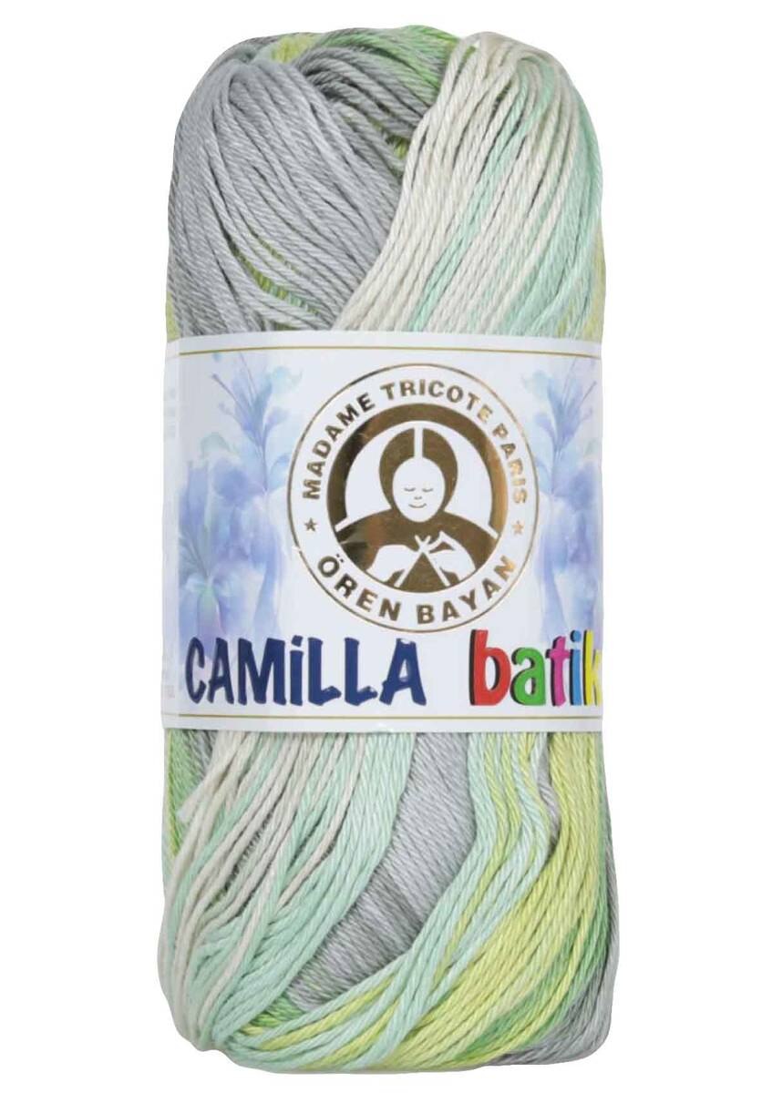1 Pack ( 5 Balls ) Madame Tricote ( Oren Bayan ) Camilla Batik Hand Knitting Yarn Paris %100 Mercerized Cotton Crochet Tool Kit: 105