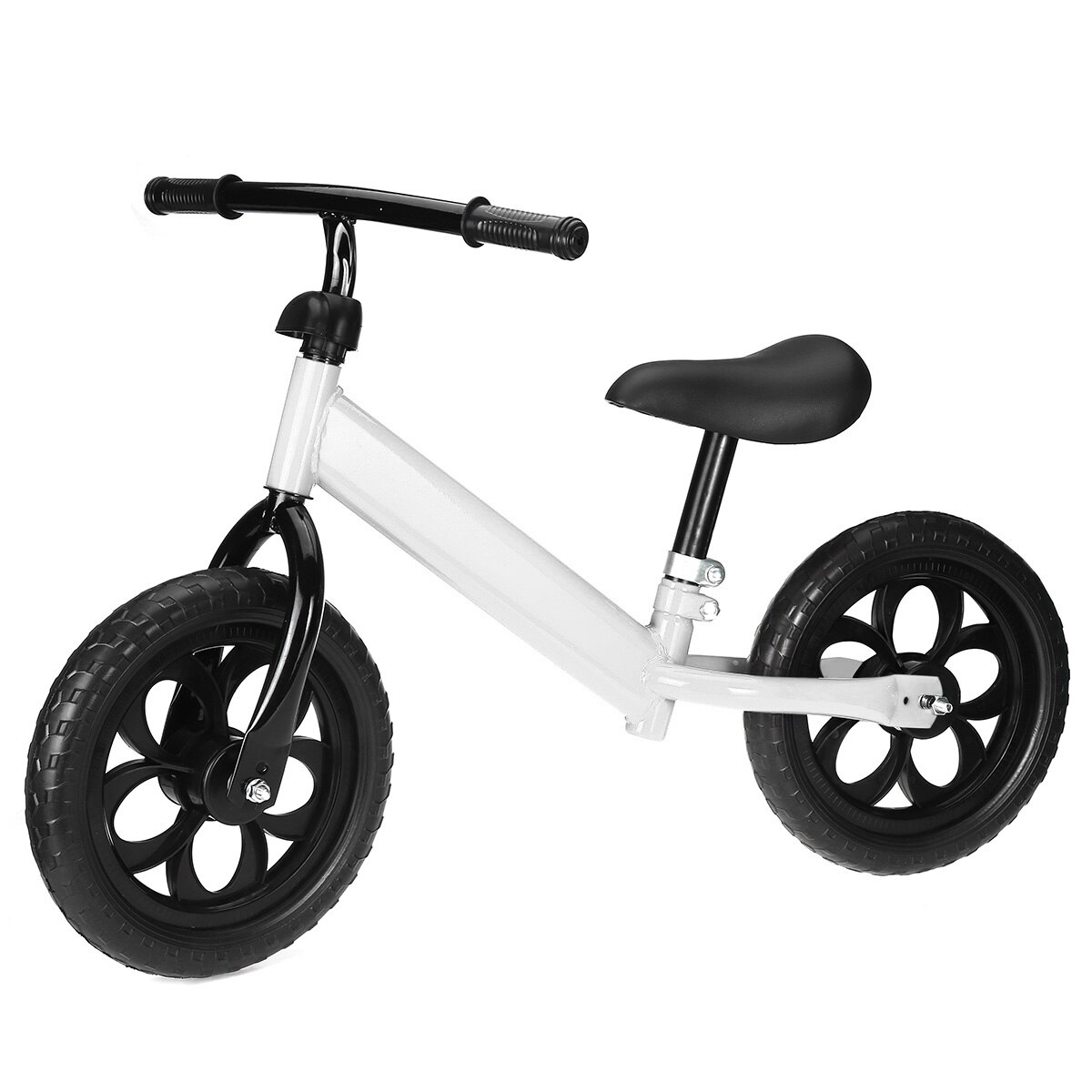 Baby Balance Bike Learn To Walk Get Balance Sense No Foot Pedal Riding Toys for Kids Baby Toddler 2-6 years Child Tricycle Bike: White