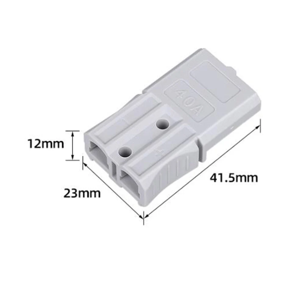 Stecker Ladung Stecker Stecker Terminal Gabelstapler Batterie Stecker 2P AC 600V Für Anderson 40A Anti Elektrische Auto Batterie stecker: Lavendel