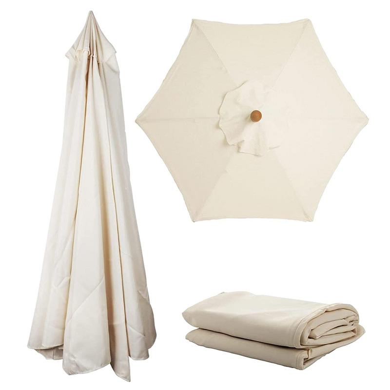 Tela de repuesto para sombrilla de Patio, toldo Hexagonal impermeable para playa, protección solar, accesorios desmontables