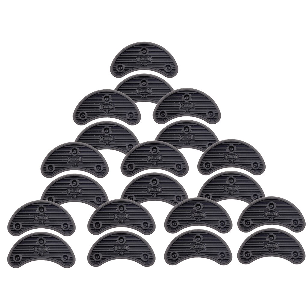 20pcs Rubber HEEL Savers Toe Plates Taps DIY Shoe Repair Supplies Thick 3mm