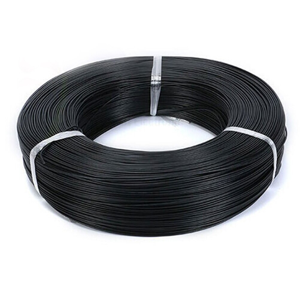 2 størrelser 5/10 meter super fleksibelt 26 awg pvc isoleret ledning elektrisk kabel, ledet kabel, diy tilslut 10 farver vælg: Sort / 5m
