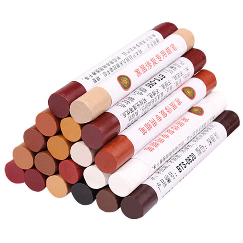 1pc Scratch Repair Pen Wax Wooden Furniture Floor Repair Pens Damaged Scratch Repair Crayons Repair Materials For Home Gadgets