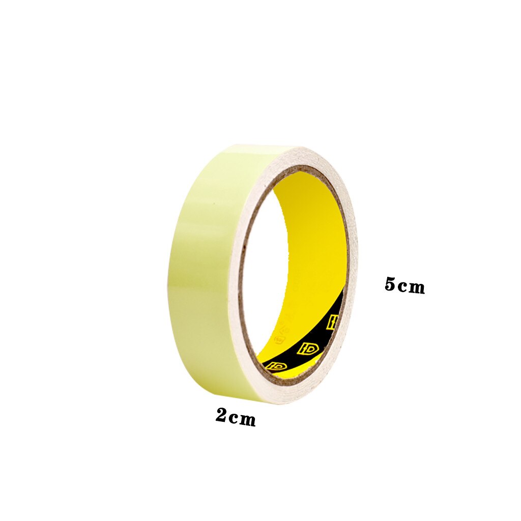 Wall Sticker DIY Glow In The Dark Luminous Fluorescent Night Self-adhesive Safety Sticker Tape Home Decoration_czh: E