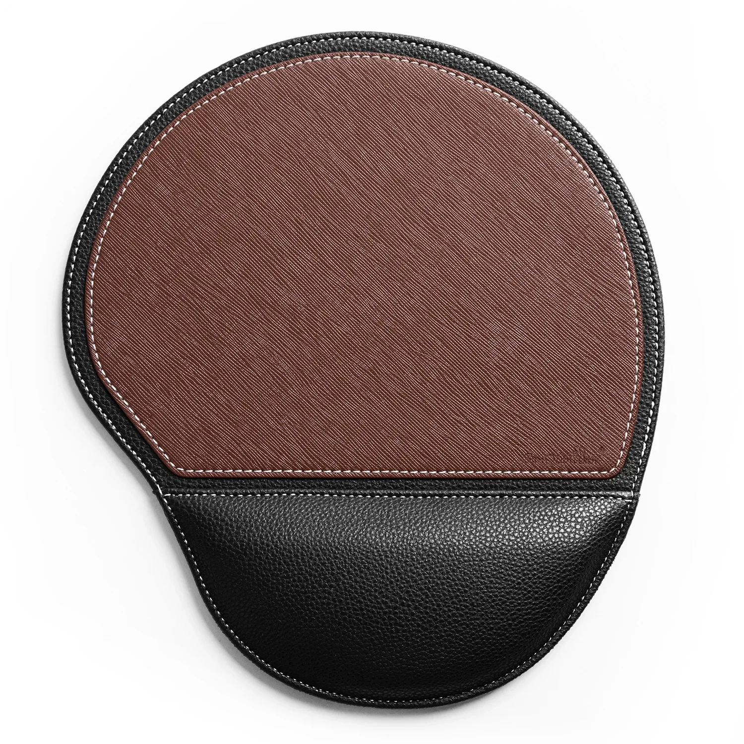 Ergonomic Comfortable Mice Mat Home Office Wrist Support Wrist Mouse Pad Leather Mouse Pad Keyboard Mat Mouse Pad: Navy Blue