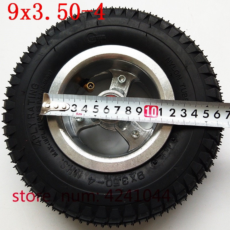 Electric scooter 9X3.50-4 wheel 4 inch rims with p... – Grandado