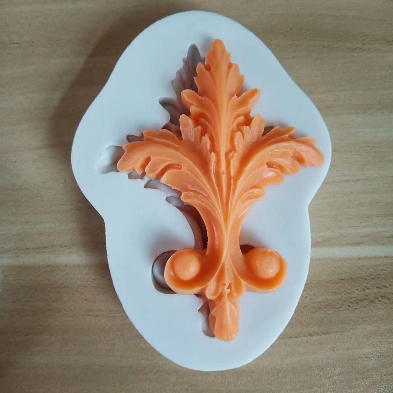 Barokke Siliconen Fondant Mallen Cake Grens Mallen 3D Gebeeldhouwde Filigraan Mold Cake Mallen Voor Decoreren Snoep Polymeer Klei Suiker