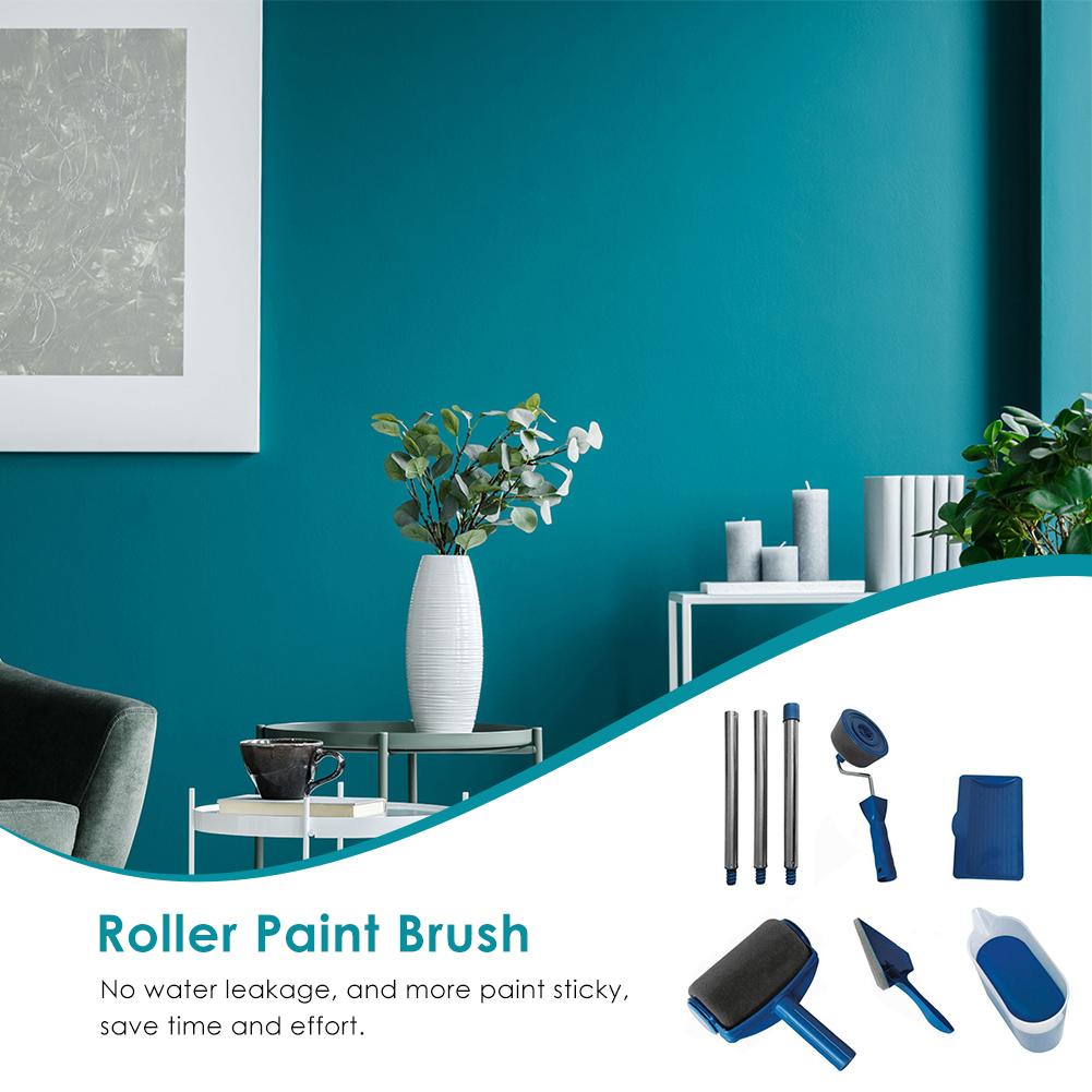 et mur peinture coureur rouleau facile à utiliser peinture brosse outils usage domestique mur décoratif bricolage brosses ensemble