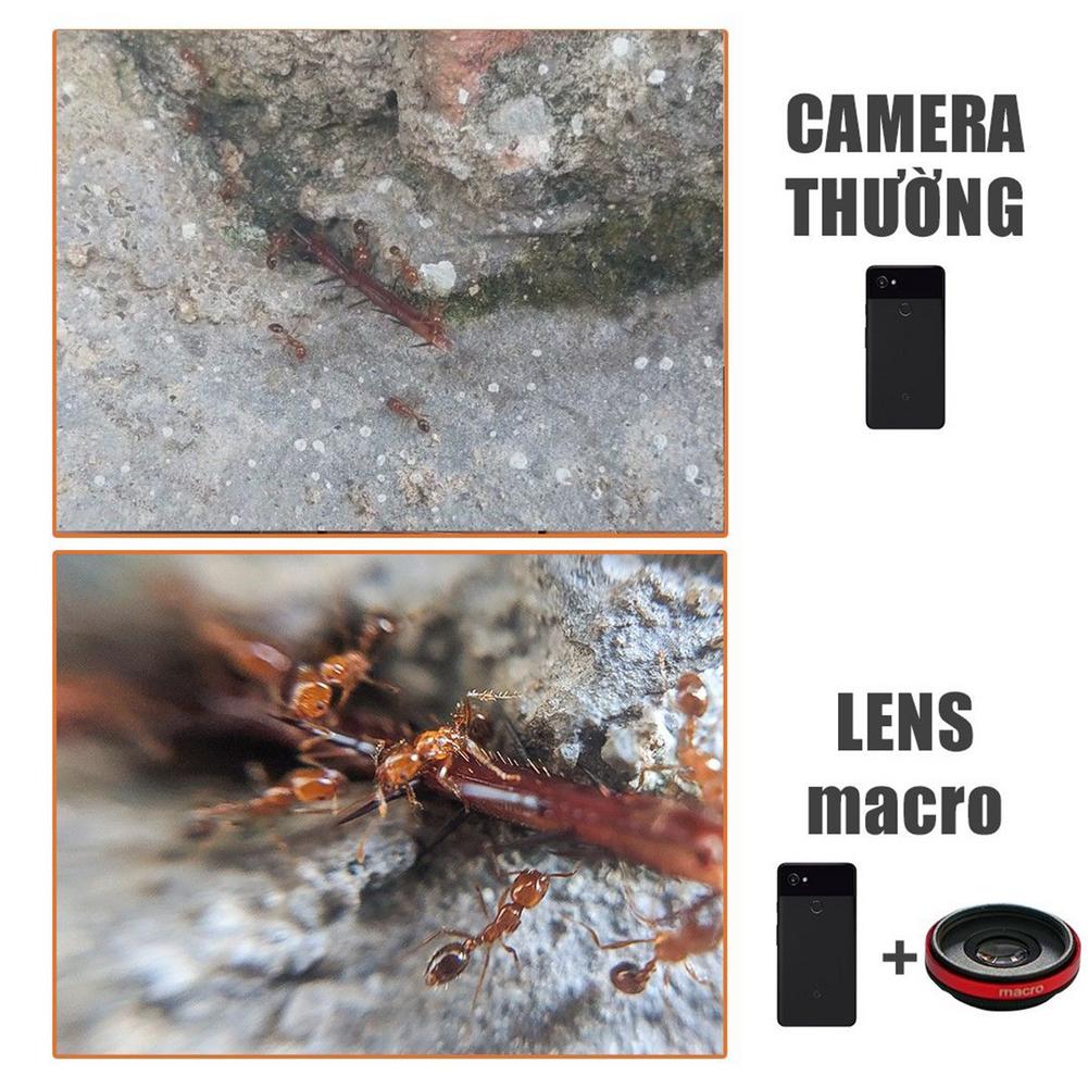 Phone Camera Lens Kit Universal Wide-angle Lens Set 20X Optical Zoom Lens Telescope Telephoto Clip on for Mobile Phone Camera