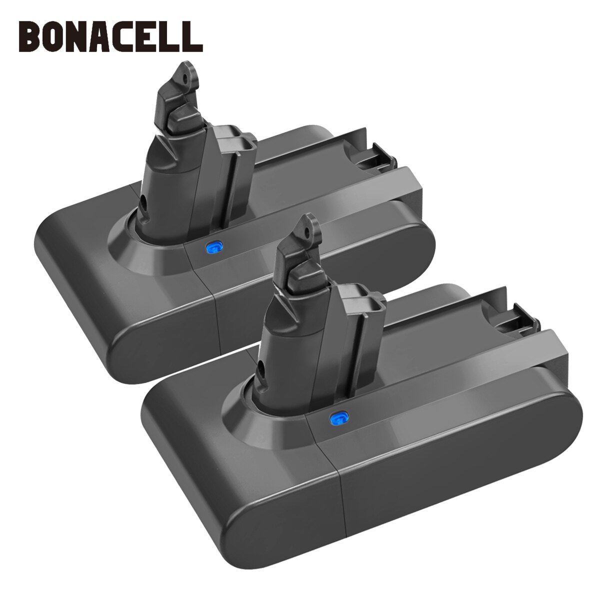 Recambio de batería para Dyson V6, 21,6 V, 6.0Ah, DC62, DC59, DC58, SV03, SV04, SV09, V6, Animal Motorhead V6 Slim V6, batería de vacío total: 2 Picec