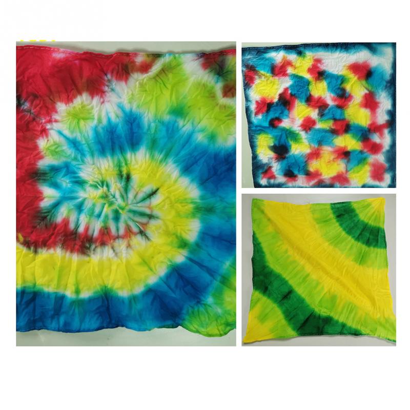 Tie dye kit textilfärger med gummiband tyg dekorera kallt vatten 24 färger kläder graffiti handarbete färgläggning  l0727