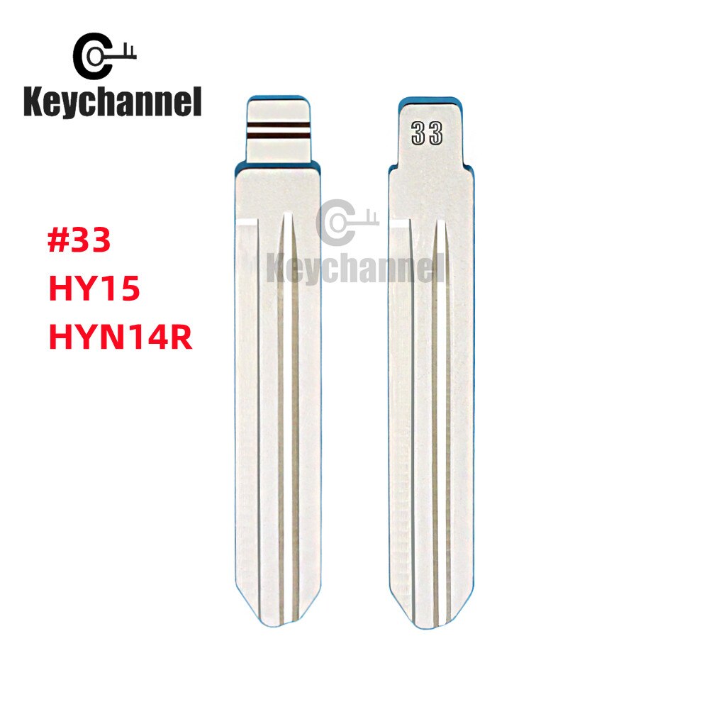 10 pièces 129 # 130 # 33 # 50 # Hyundai Kia lame de clé de voiture Lishi HY20 HY20R HY15 HY16 lame pour Xhorse KD KEYDIY JMD télécommande pour Hundai Kia: Violet