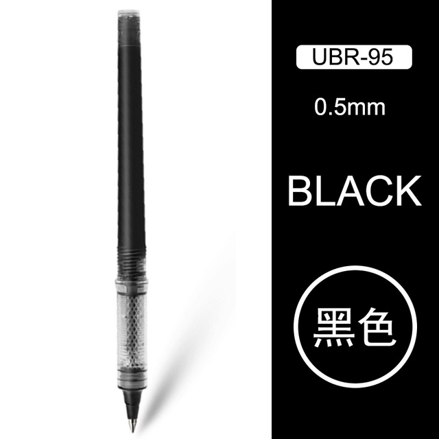 3/6/12pcs Japan UNI Refill UBR-95/UBR-90 Water-based Pen Refill 0.8/0.5mm for UB-205/UB-200: Red / Red