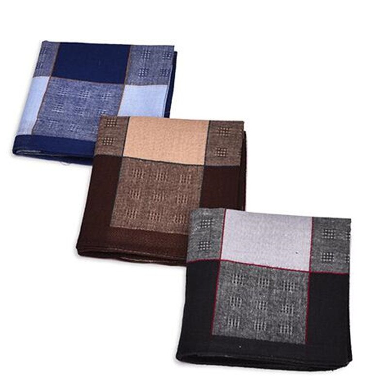 Fort Hoop 12Pcs 40*40Cm 100% Katoen Zakdoeken Mannen Pocket Zakdoeken Mannen Business Vierkante Zakken zakdoek: style 3