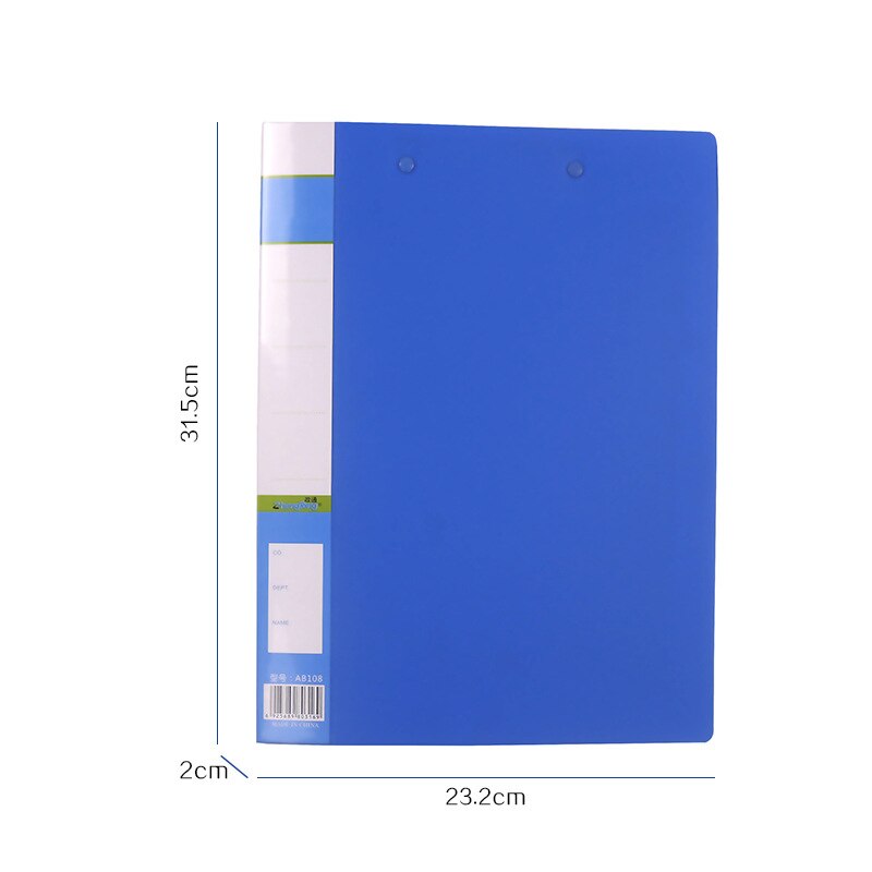 A4 File Folder 1pcs Simple Practical Office Filing Products Stainless Steel For Students Daily Office School Supplies