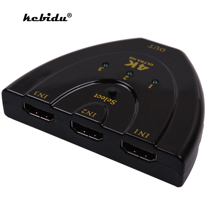 HDMI-compatible Switch for 4K*2K 3D Mini 3 Port HDMI-compatible Switch Switch 1.4b 4K Switcher HDMI-compatible Splitter For PC