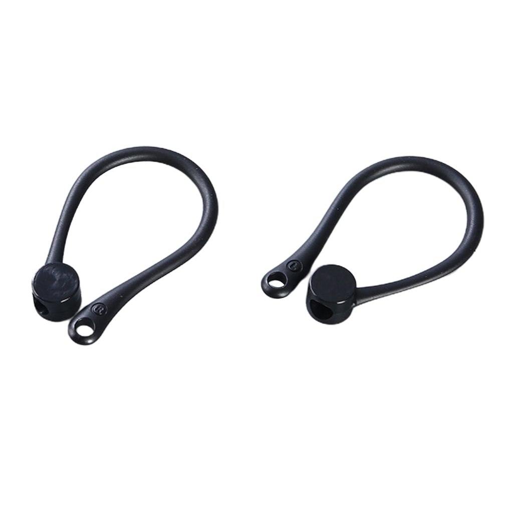 Adequado Para Apple Esportes Fone de ouvido sem fio Anti-Lost Luva de Silicone de Proteção Da Orelha Gancho fone de Ouvido Esportes Gancho: Black
