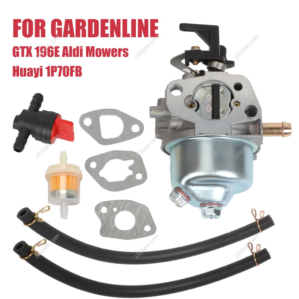 Carburatore e kit per tosaerba Gardenline GTX 196E Aldi tosaerba Huayi 1p70fb decespugliatore