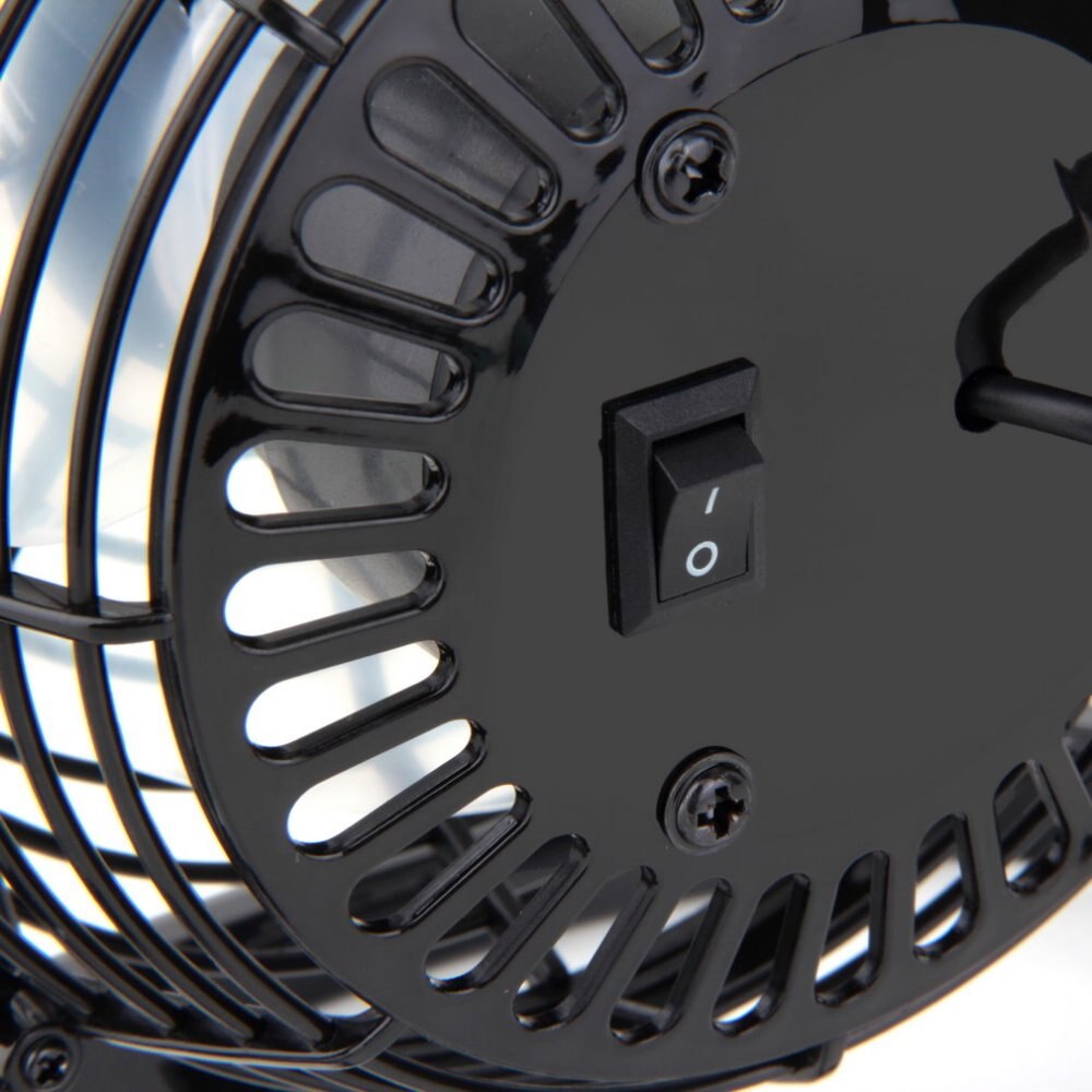 Auto Draagbare Dc 5V Kleine Usb 4 Blades Cooler Cooling Fan Usb Mini Fans Bediening Super Mute Stille Pc