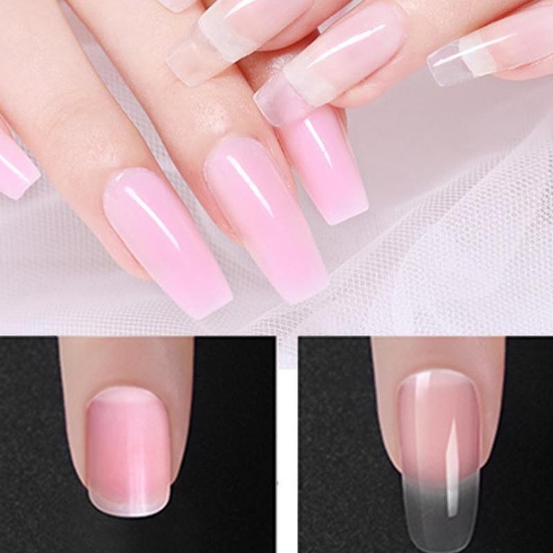 100 Stks/doos Quick Building Mold Tips Dual Vormen Vinger Extension Nail Art Sculpting Acryl Uv Valse Nagel Diy Nail