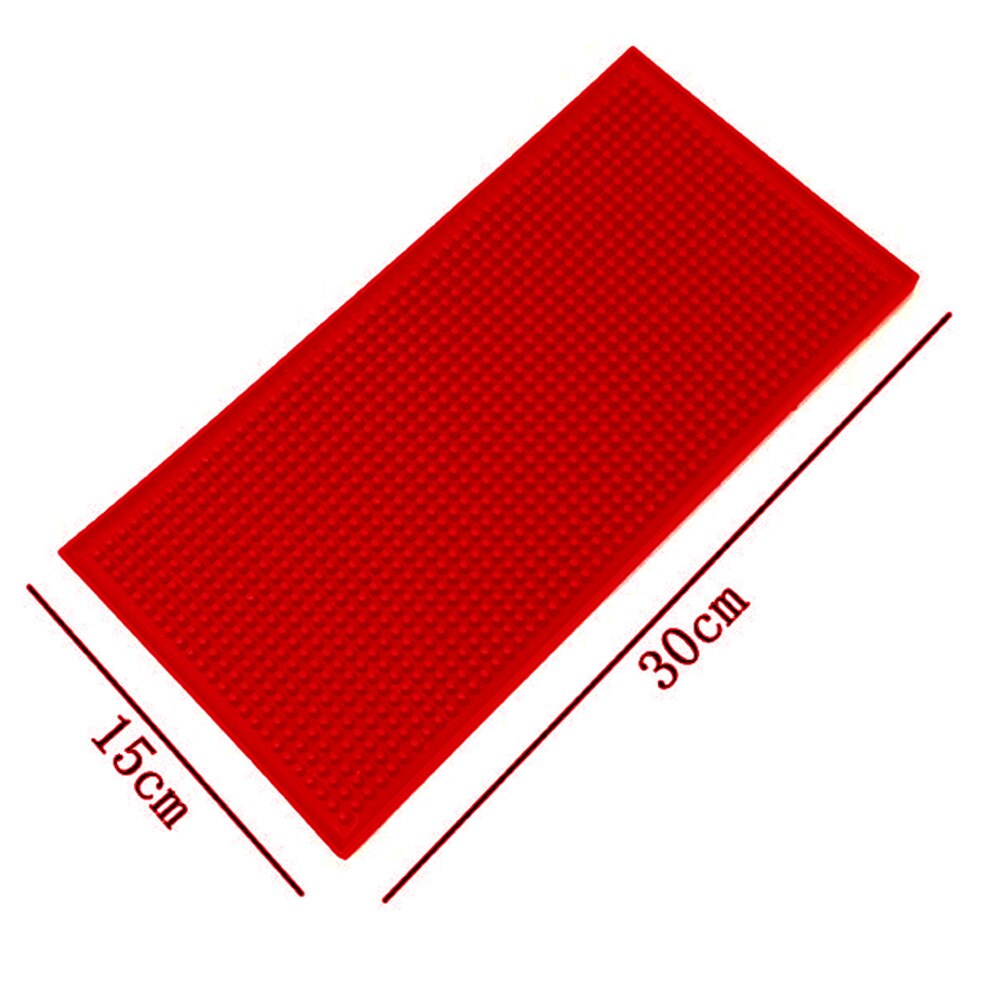 Tapis de barre en caoutchouc antidérapant barre coureur verre égouttoir bière boisson Rail barres tapis de Service E2S