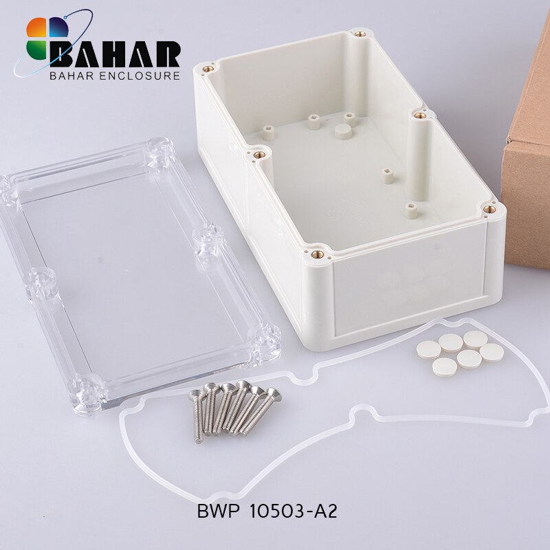 Waterdichte junction box clear PC plastic project geval DIY verzegelde waterdichte IP68 ABS behuizing instrument geval 162*94 * 60mm