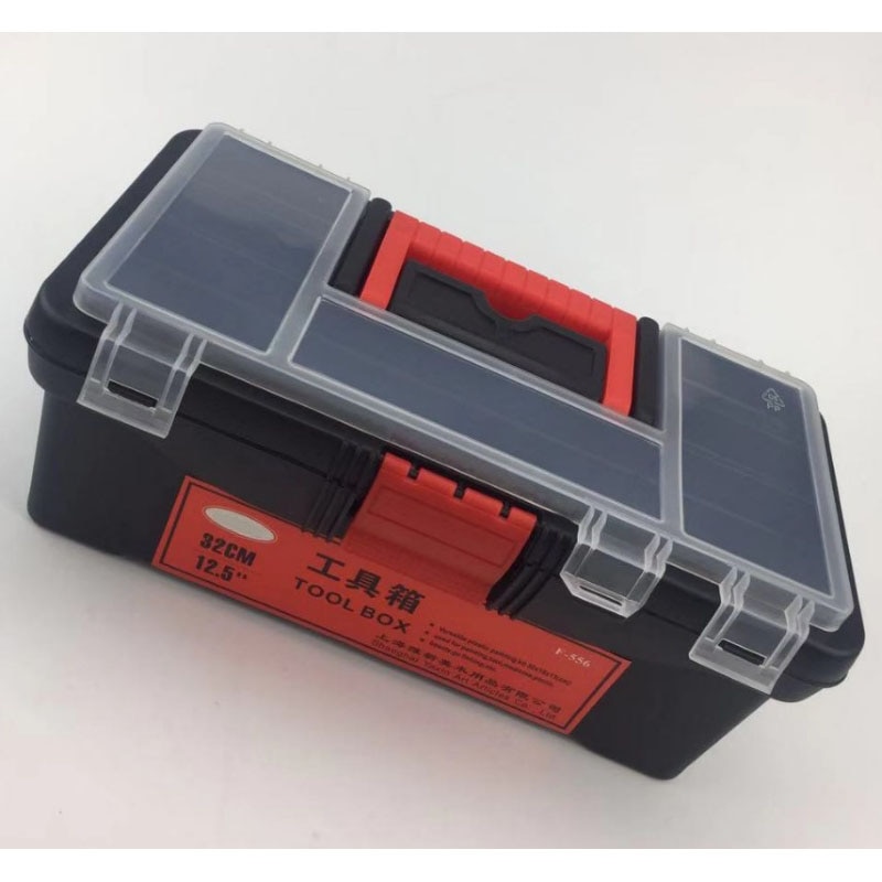 Boîte à outils Portable de 12.5 pouces, pour les composants d&#39;outils, les nécessités quotidiennes, boîte d&#39;électricien menuiserie, boîtier de pièces de quincaillerie domestique